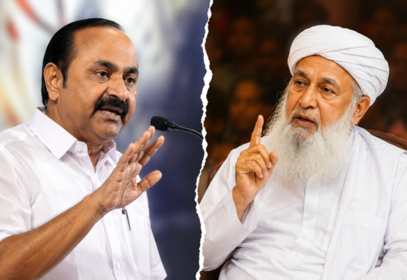 കാന്തപുരത്തിനെതിരെ വി.ഡി. സതീശൻ സ്ത്രീകളെ വീടിനുള്ളിൽ ഒതുക്കാനുള്ള നിലപാട് പുരോഗമന കേരളത്തിന് അംഗീകരിക്കാനാകില്ല; കാന്തപുരത്തിനെതിരെ വി.ഡി. സതീശൻ